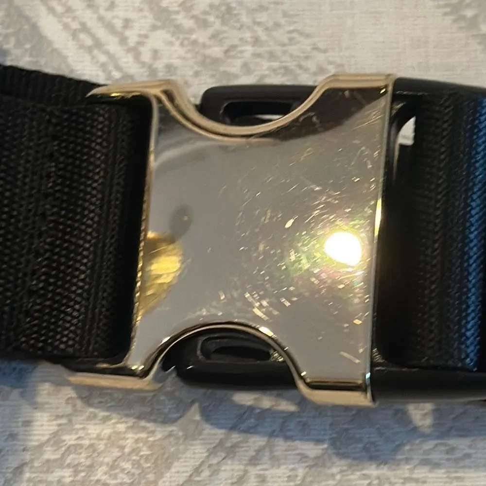 Lululemon Everywhere Fleece Belt Black & Silver Bag 1L